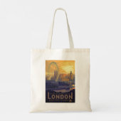  Londen Big Ben Parlement Thames River Tote Bag (Achterkant)