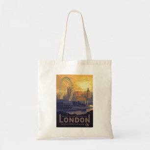  Londen Big Ben Parlement Thames River Tote Bag