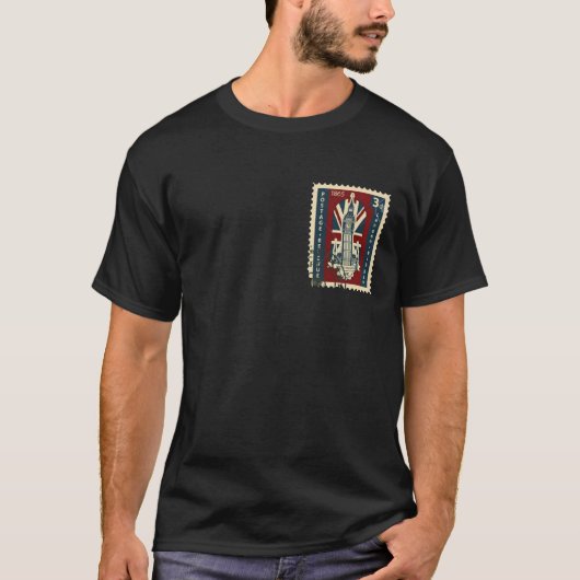 Londen Big Ben Reisposter T-shirt (Voorkant)
