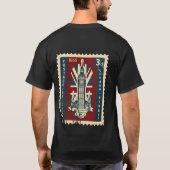 Londen Big Ben Reisposter T-shirt (Achterkant)