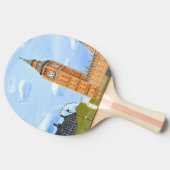 Londen Big Ben Tafeltennisbatje (Zijkant)