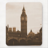 Londen - Big Ben - Thames - Mousepad Muismat (Voorkant)