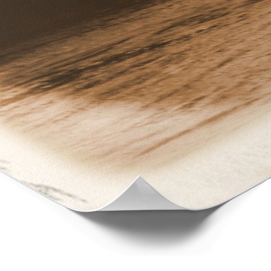 Londen - Big Ben - Thames - Poster (Hoek)