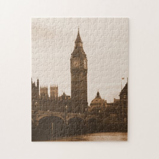 Londen - Big Ben - Thames - Puzzle Legpuzzel (Verticaal)