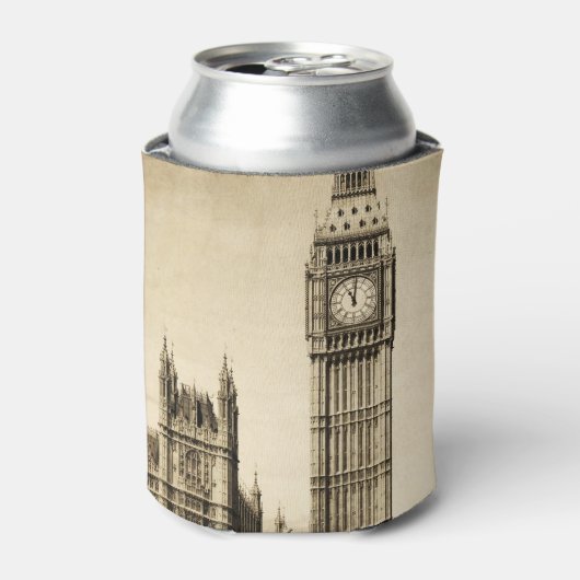 Londen Big Ben: Uitzicht Blikjeskoeler (Blikje Voorkant)