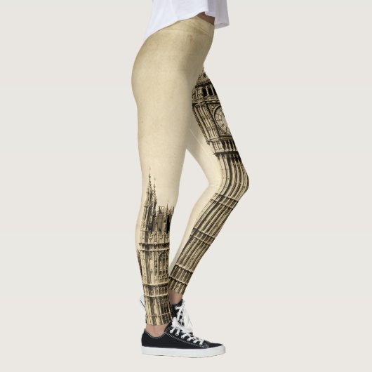 Londen Big Ben:  Uitzicht Leggings (Rechts)