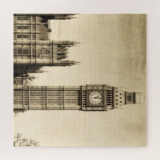 Londen Big Ben: Uitzicht Legpuzzel (Horizontaal)
