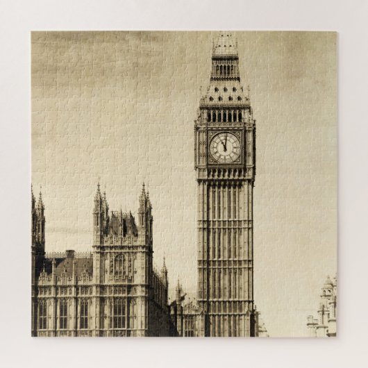 Londen Big Ben:  Uitzicht Legpuzzel (Verticaal)