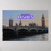 Londen Big Ben - Verenigd Koninkrijk Poster (Voorkant)