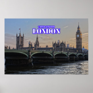 Londen Big Ben - Verenigd Koninkrijk Poster