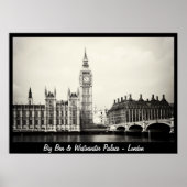 Londen - Big Ben, Westminster Palace No.1 (Poster) Poster (Voorkant)