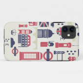 Londen bij Heart Case-Mate iPhone Case (Achterkant (horizontaal))