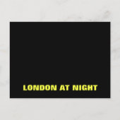 Londen bij het Briefkaart van de Nacht (Voorkant)