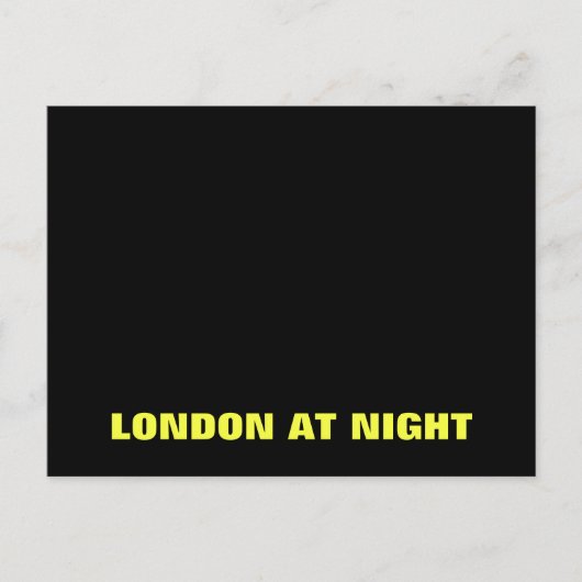 Londen bij het Briefkaart van de Nacht (Voorkant)