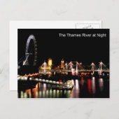londen bij nacht briefkaart (Voorkant / Achterkant)