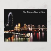 londen bij nacht briefkaart (Voorkant)
