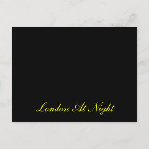 Londen bij nacht Briefkaart