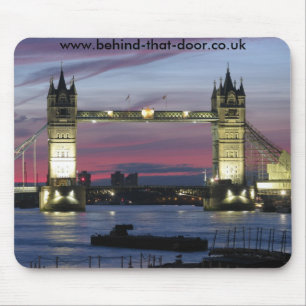 Londen bij nacht - Mousepad Muismat