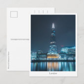 Londen bij Night Briefkaart (Voorkant / Achterkant)