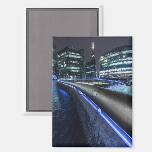 Londen bij Night Magneet (Voorkant / Achterkant)