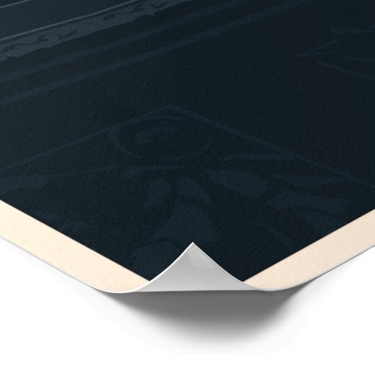 Londen bij Night Poster (Hoek)