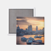 Londen bij Sunrise Magnet (Voorkant / Achterkant)