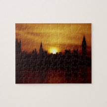 Londen bij Sunset - Parlement - 8x10 - 110 pc