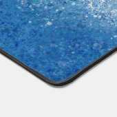 Londen Blauw Abstract Art Desk Mat (Hoek)