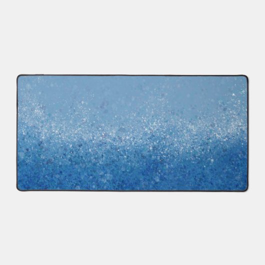 Londen Blauw Abstract Art Desk Mat (Voorkant)