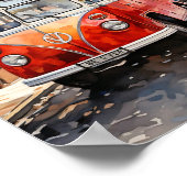 Londen Bohemian stijl Waterverf schilderij Poster (Hoek)