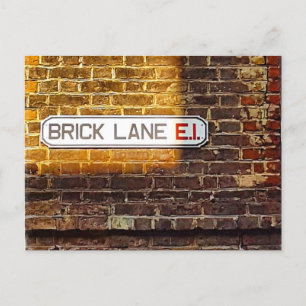 Londen - Brick Lane Feestdagenkaart