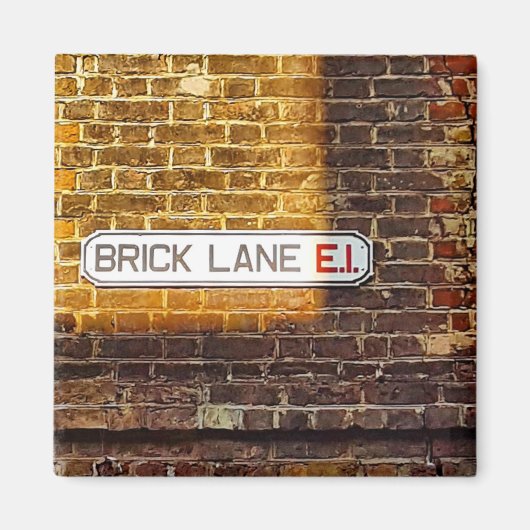 Londen - Brick Lane Magneet (Voorkant)