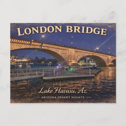Londen Bridge Briefkaart (Voorkant)