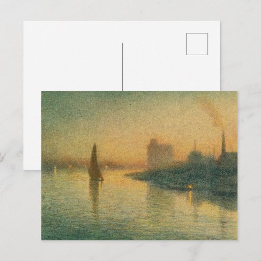 Londen Bridge - Joseph Pennell - 1893 Briefkaart (Voorkant / Achterkant)