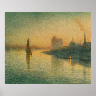 Londen Bridge - Joseph Pennell - 1893 Poster