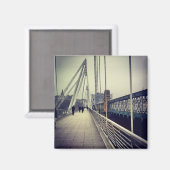 Londen - Bridge to Charing Cross Magnet (Voorkant / Achterkant)