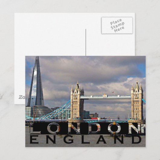 Londen Briefkaart (Voorkant / Achterkant)