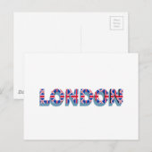 Londen Briefkaart (Voorkant / Achterkant)