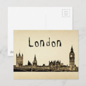 Londen Briefkaart (Voorkant / Achterkant)
