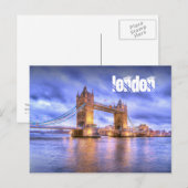 Londen Briefkaart (Voorkant / Achterkant)