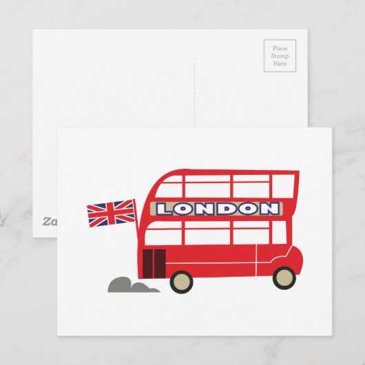 Londen Briefkaart (Voorkant / Achterkant)