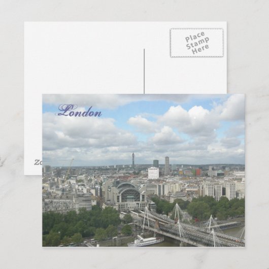 Londen Briefkaart (Voorkant / Achterkant)