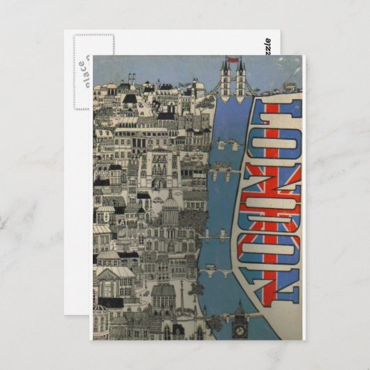 londen briefkaart (Voorkant / Achterkant)