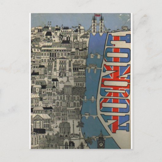 londen briefkaart (Voorkant)