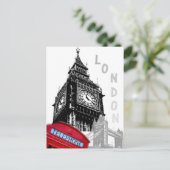 Londen Briefkaart (Staand voorkant)