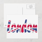 Londen Briefkaart (Voorkant / Achterkant)