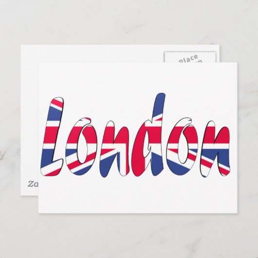Londen Briefkaart (Voorkant / Achterkant)