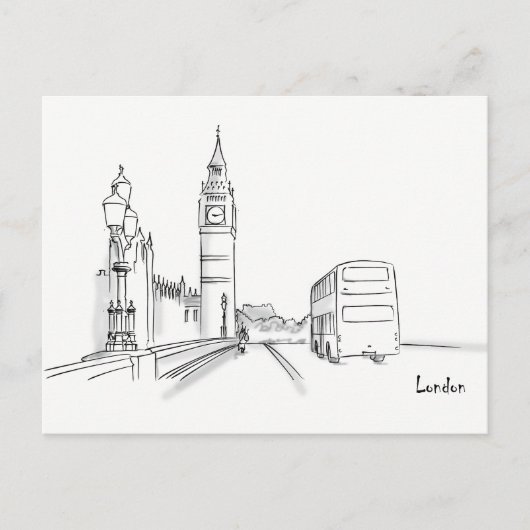 Londen Briefkaart (Voorkant)