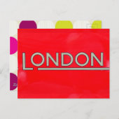 Londen Briefkaart (Voorkant / Achterkant)
