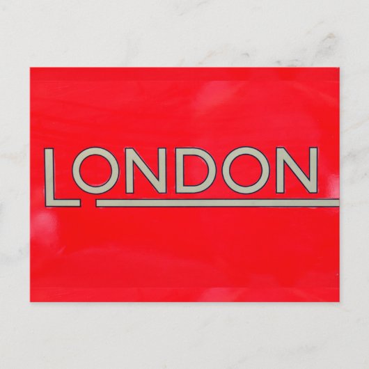 Londen Briefkaart (Voorkant)
